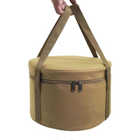 Sac de rangement pour câble d'alimentation, grande capacité, sac pour casserole de camping B--