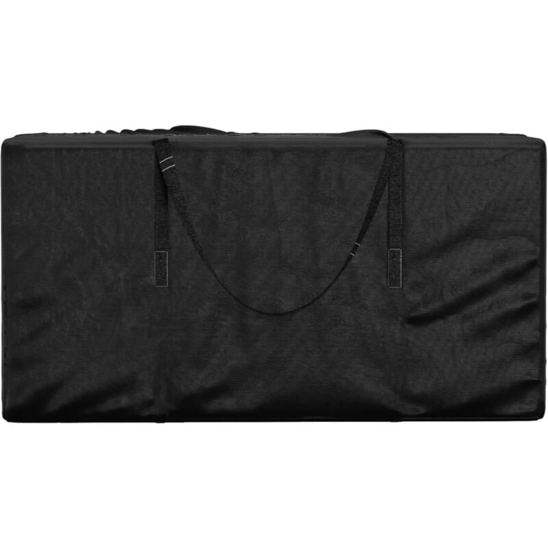 Sac de rangement pour coussins de jardin noir 150x75x75 cm pe