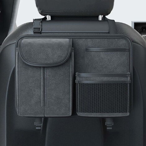 Sac de rangement pour dossier de siège arrière de voiture, organisateur de coffre multipoches, accessoire de rangement intérieur de voiture, utilisé pour organiser et ranger les petits objets sur le s