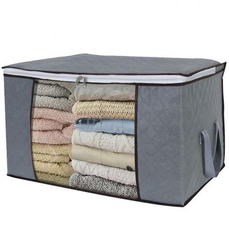 sac De Rangement Pour Draps, Couvertures, Vtements Gris