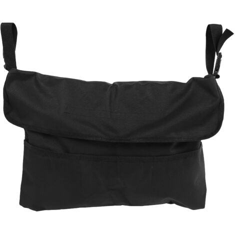 Sac de Rangement pour Fauteuil Roulant Noir, Pochette Étanche Organisateur Déambulateur