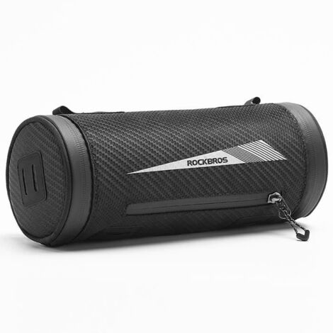 Sac de rangement pour guidon de vélo électrique - 041b - Étanche - 5 en 1 - Mixte - Noir