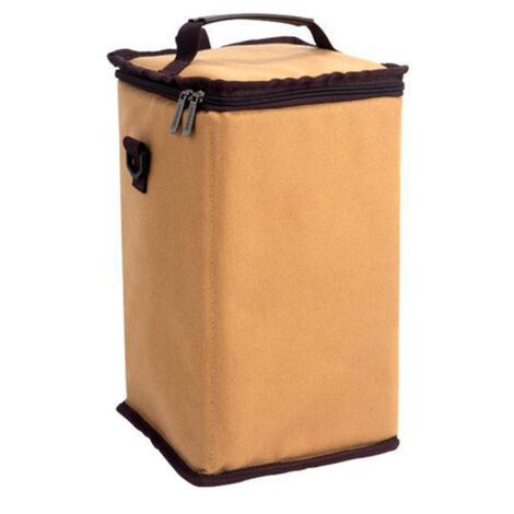 Sac de Rangement pour Lampe de Camping en Toile, Grande Capacité, Bandoulière Détachable, Format Carré Compact pour Extérieur
