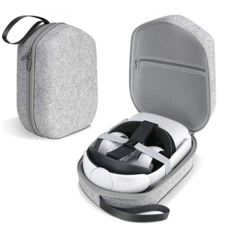 Image of Sac de rangement pour lunettes de réalité virtuelle eva anti-rayures, étui de transport portable pour lunettes de jeu vr pour Quest 2