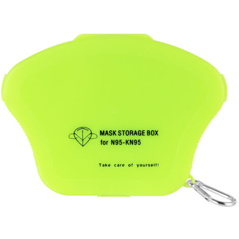 Sac de rangement pour masque, boîte à masque portable, sac de rangement pour masque, boîte de rangement pour masque anti-poussière, étanche et anti-poussière, avec porte-clés