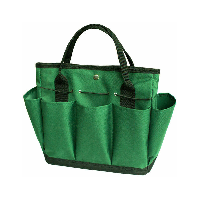 Sac de rangement pour outils de jardinage avec 9 poches – Cadeaux de jardinage pour femme, sac fourre-tout robuste pour outils, kit d'outils,