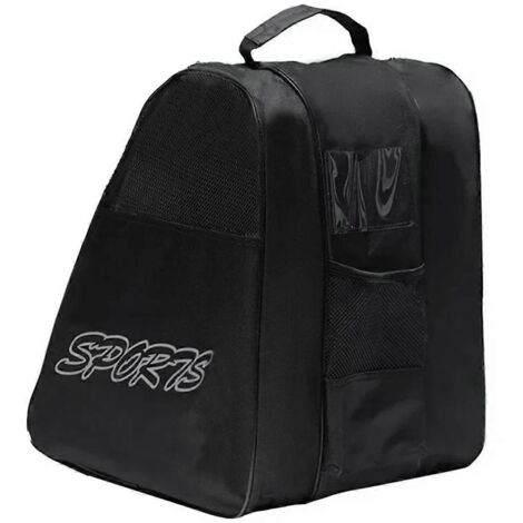 Sac de rangement pour patins à roulettes, sac à main pour patins à roulettes, sac noir pour patins à roulettes