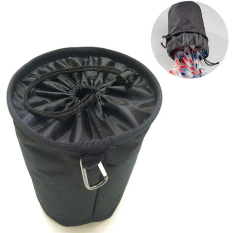 Sac de rangement pour pinces à linge, sac étanche avec crochets, garde les pinces à linge propres et sèches, convient à une utilisation intérieure/extérieure, organisateur de pinces à linge.