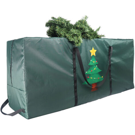 Sac de rangement pour sapin de Noël, sac de rangement étanche pour sapin de Noël artificiel, anti-poussière, Oxford 210D, 122 x 38 x 51 cm