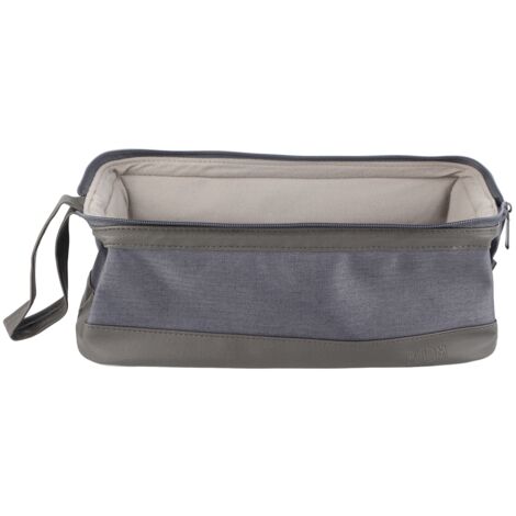 Sac de rangement pour sèche-cheveux, organisateur de voyage pour accessoires de coiffure (lisseur, fer à boucler) - Gris