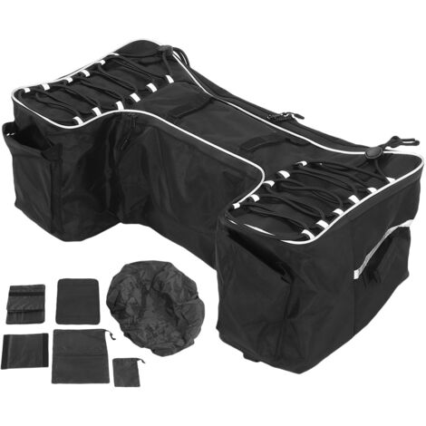 Sac de Rangement pour Siège Arrière de ATV 50L, Sac de Rangement en Tissu 600D Imperméabilisant, de Chargement UTV, de Siège Arrière