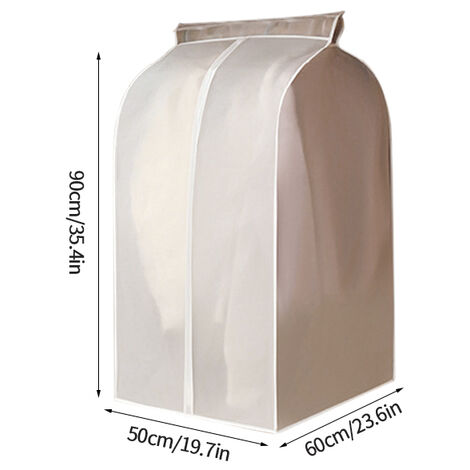 Sac de rangement pour vêtements, housse anti-poussière imperméable, sacs à vêtements suspendus, housses de vêtements, manteau, combinaison, sac de rangement pour placard,S3 garment bag