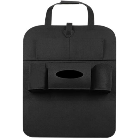 Sac de rangement pour voiture en feutre, sac à suspendre au dossier du siège auto