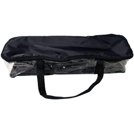 sac de rangement transparent avec fermeture éclair pour DVD et CD