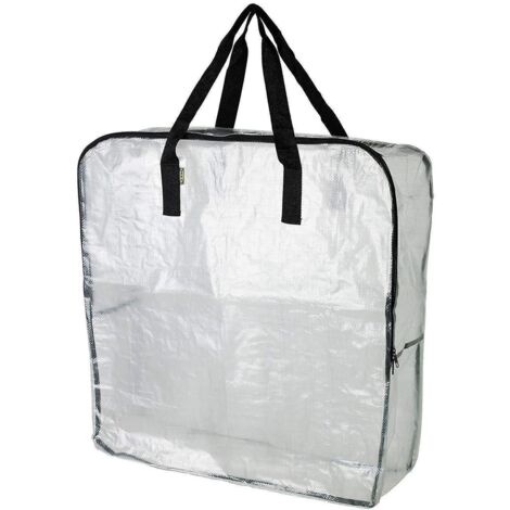sac De Rangement Transparent, Grand Sac Demenagement Xxl 656522cm Avec Poigne De Transport, Sac Rangement Vtements, Jouets, Couette Pour Buander