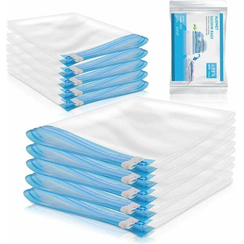 Sac de rangements, mon sac de voyage, mon sac de rangement sous vide, mon sac de rangement sous vide a une variété de tailles, sans aspirateur, 10