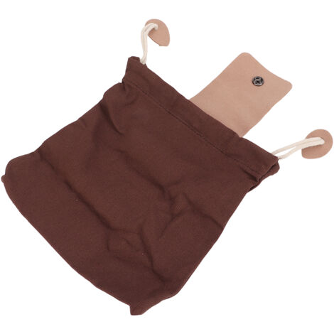Sac de Récolte de Fruits en Cuir PU, Poche de Cueillette Extérieure Portable pour Camping et Jardinage