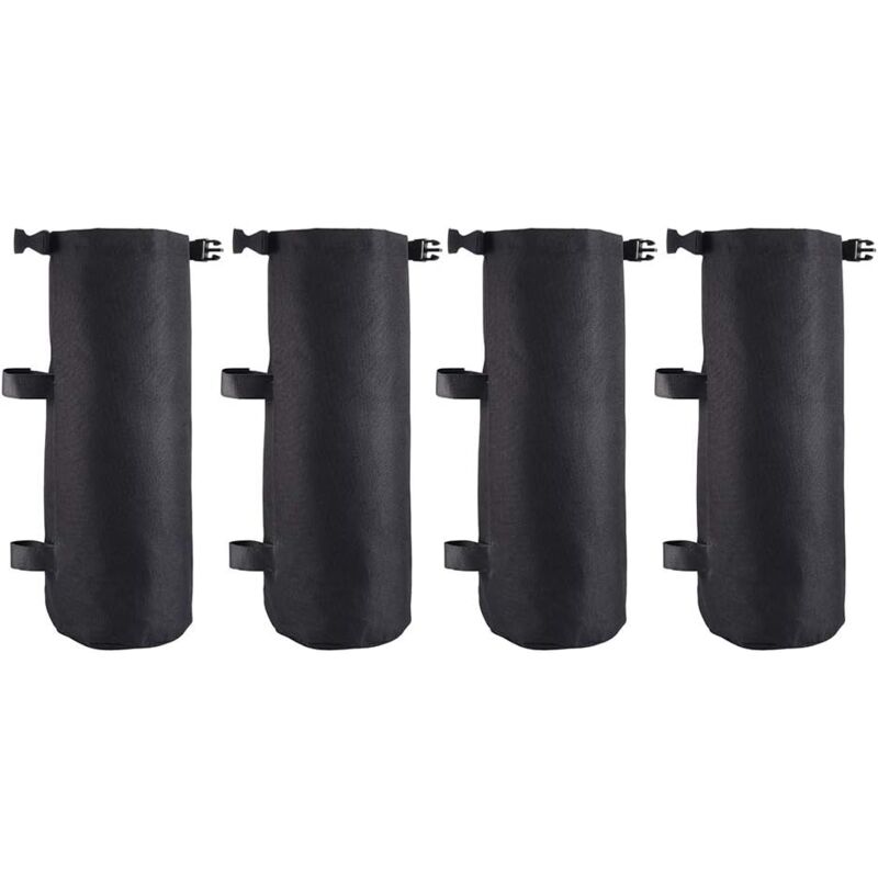 Sac de sable fixe coupe-vent à tube unique portable, lot de 4 sacs de poids pour tente