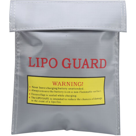 Sac de sécurité ignifuge pour batterie LiPo, étui anti-incendie et anti-explosion pour batteries lithium