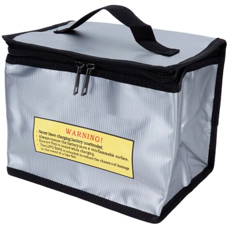Sac de sécurité ignifuge pour batterie Lipo, étui portable anti-explosion pour protection des batteries.