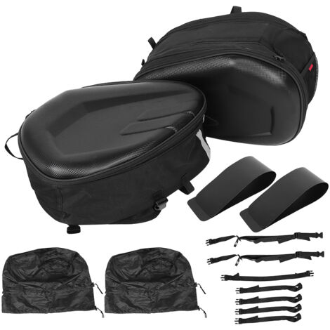 Sac de selle de moto étanche, 2 pièces, siège latéral, bagage pour casque, 58l, pour voyage, cyclisme, Motocross, Camping