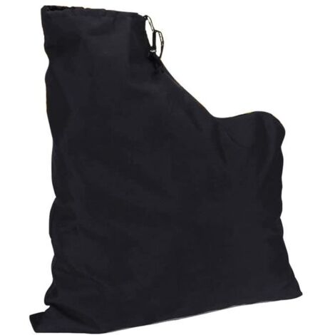 Sac de souffleur de feuilles avec vidage inférieur à glissière pour aspirateur.