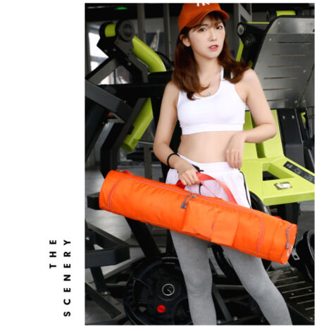 Sac de Sport Imperméable pour Tapis de Yoga, Multifonction et Léger, Parfait pour la Randonnée et le Fitness en Intérieur