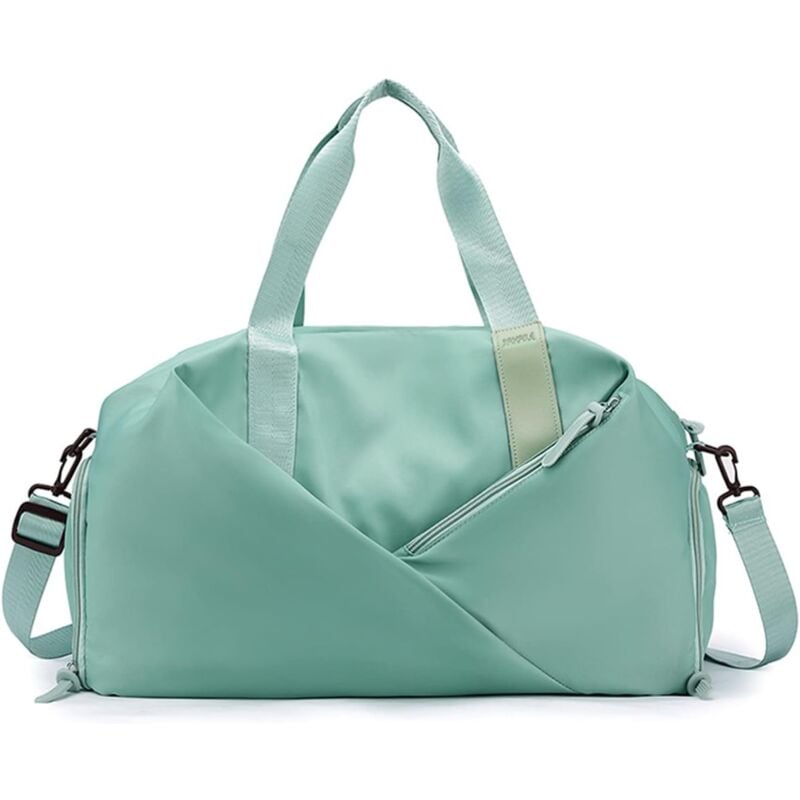 XVX - Sac de sport unisexe avec compartiment à chaussures - Poche de rangement étanche - Pour entraînement, natation, yoga, Vert, Multifonctionnel,