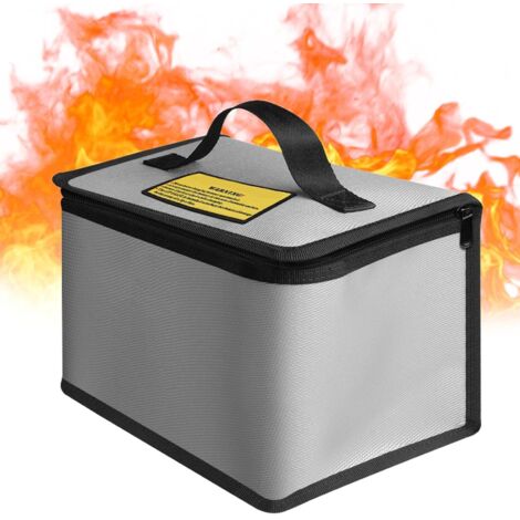 2 Sacs De Sécurité Ignifuges Pour Batterie LiPo - Protection Contre Incendie, Explosion - Chargement Et Transport