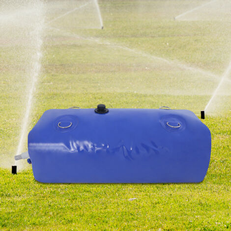 Sac de stockage d'eau pliable de 110 litres, réservoir d'eau portable, idéal pour l'arrosage et le camping.