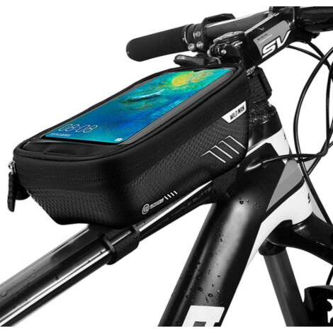 Sacoche de selle vélo coque rigide étanche capacité 1.5L