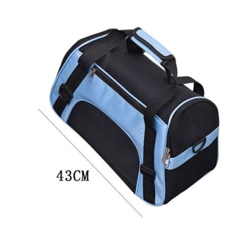 Sac de transport 43x21x30cm Pet Bag Bleu Transport du chat S Sac pour animaux de compagnie our petit chat, chaton, chiot, petit chien