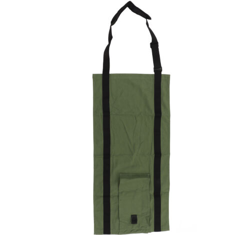 Sac de transport à bûches en toile robuste avec poignée renforcée