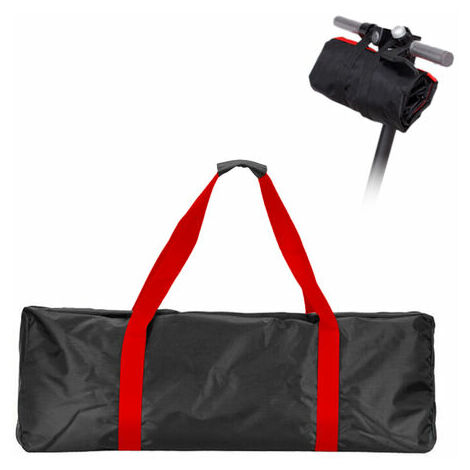 Sac de transport de skateboard electrique portable en tissu Oxford pour sac de transport de scooter Xiaomi Mijia M365 sac de transport sac a main 110 45 50cm, modele: rouge