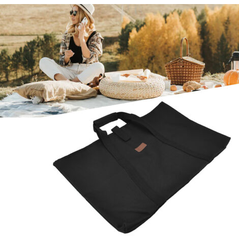 Sac de Transport de Table Pliante Oxford Imperméable avec Doublure Mousse