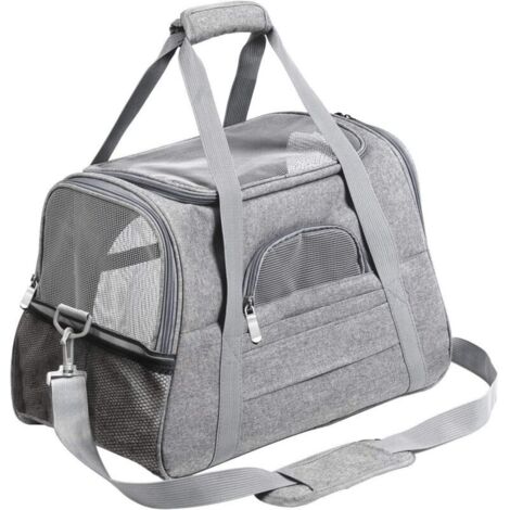 Sac de transport pliable pour chiens et chats, portable, approuvé par les compagnies aériennes, pratique