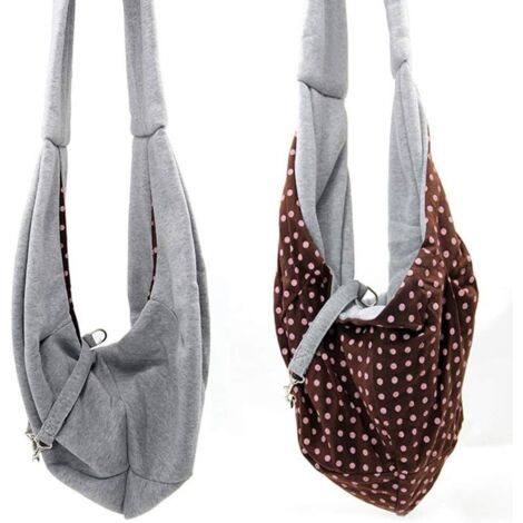 Sac de transport pour animaux de compagnie, sac de voyage pour chats et chiens, jusqu'à 7 kg (gris)