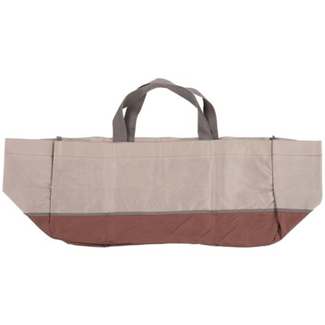 Sac de Transport pour Bois de Chauffage en Toile Oxford 600D Résistant - Accessoire de Camping Extérieur