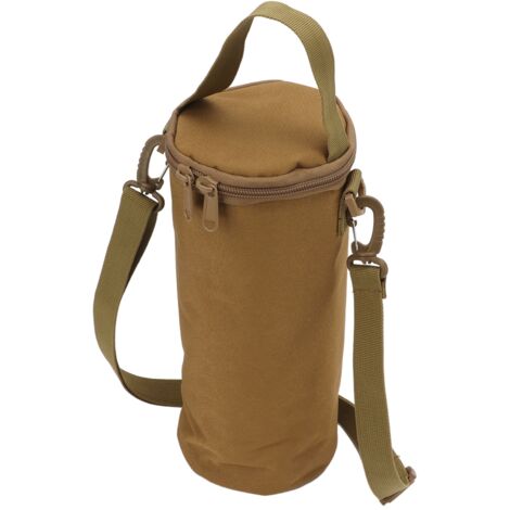 Sac de Transport pour Bouteille de Gaz et Lampe de Camping, avec Poignée et Bretelle, Double Fermeture Éclair Résistante