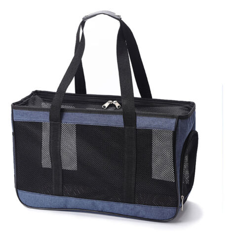 Sac de transport pour chat, bleu - Petite taille