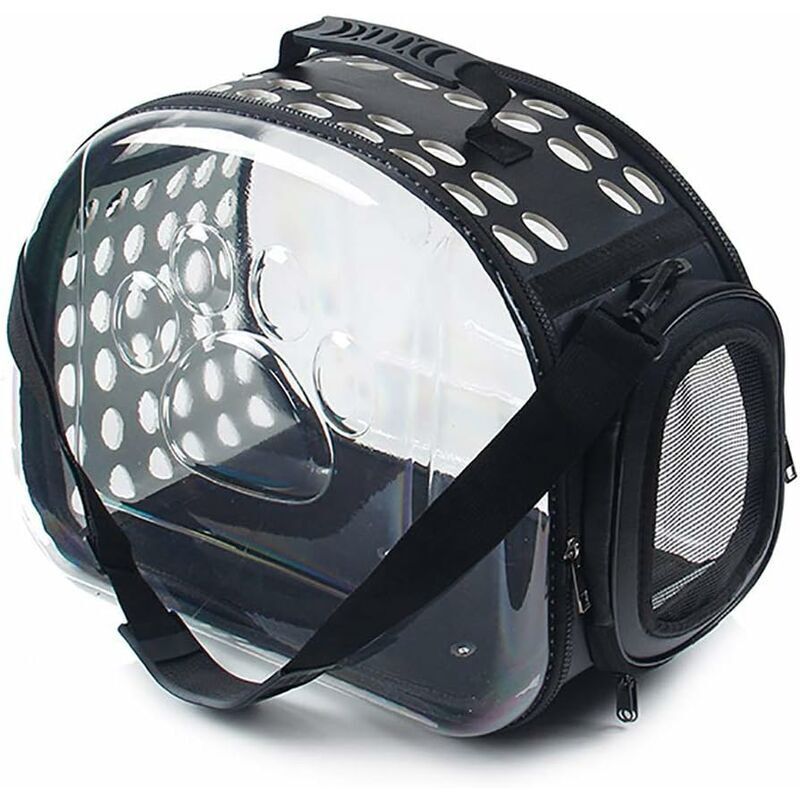 Sac de Transport pour Chat Chien et Autres Animaux de Compagnie Léger Respirant Sac à Main avec Bandoulière pour Voyage Sac Portable pour Animaux