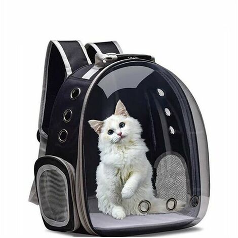 Sac de transport pour chat et petit chien – Dimensions 33 x 27 x 44 cm – Charge maximale 10 kg – Tissu oxford résistant aux taches