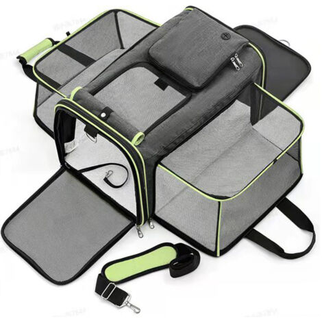 Sac de transport pour chat extensible, sac respirant multi-usages, taille S (43x28x28 cm)