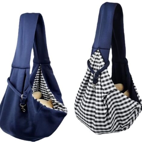 Sac de Transport pour Chien et Chat Modèle - Bleu - Pour Animal de Petite et Moyenne Taille