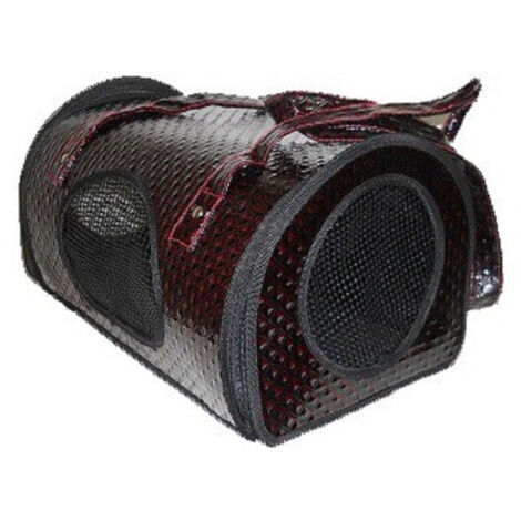 Sac De Transport Pour Chiens Et Chats En Faux Cuir Bordeaux Trou Pour La Respiration