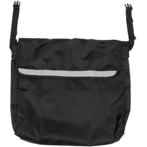Sac de transport pour fauteuil roulant électrique Accessoires de rangement pour fauteuil roulant (noir)
