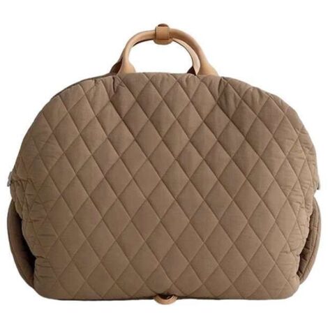 Sac de transport pour petit chien - Siège de voiture pour chat et chien - Convient pour les petits animaux de 3 à 4 kg - S - Kaki