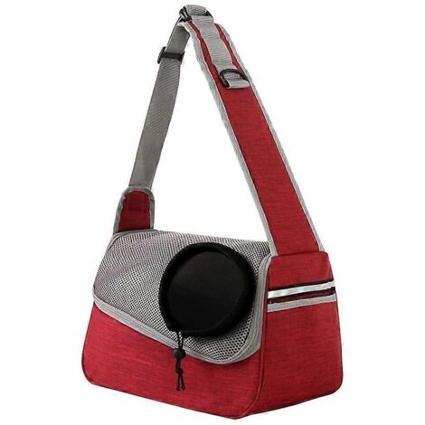 Sac de transport respirant pour chiens et chats, cage portable cationique 8,2x14,1x7,4 pouces, pochette légère pour animaux.