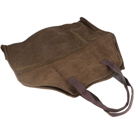 Sac de transport robuste pour bois de chauffage, imperméable et durable pour randonnée et activités en plein air