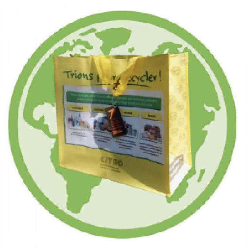 Sac de tri pour emballages (carton/papier/plastique)